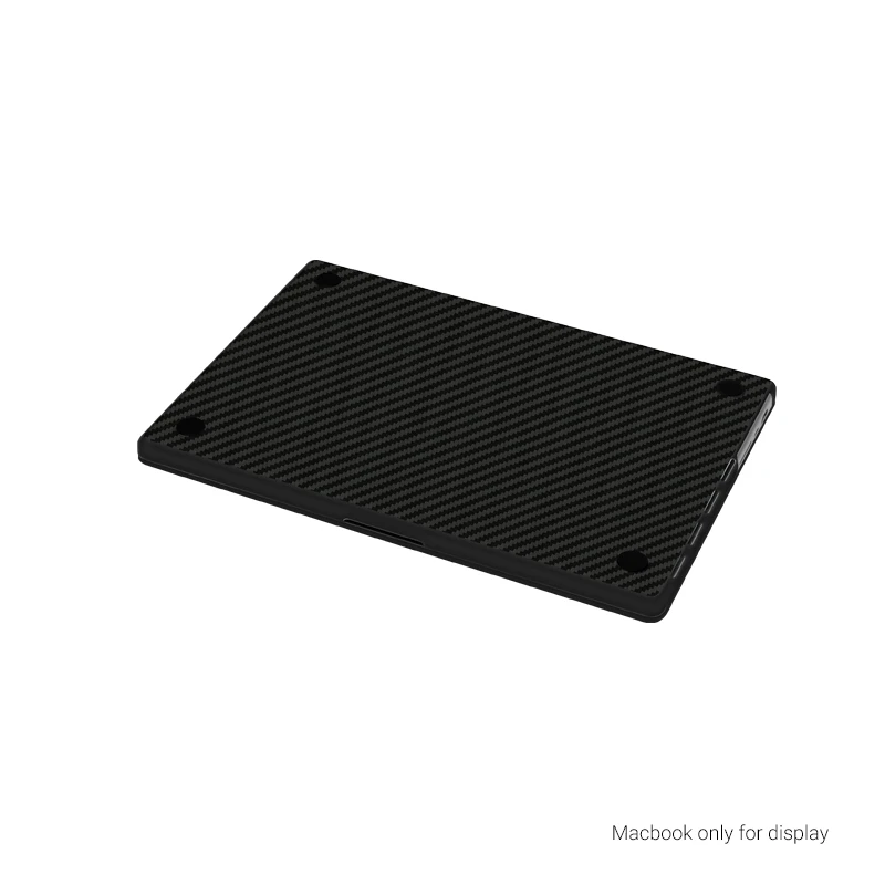 Kzdoo Ultra Slim Carbono Laptop Covers Fibra de Carbono Case Tabela Antifall Capa de Borracha Macbook Air Pro 13 14 16 - Imagem 5