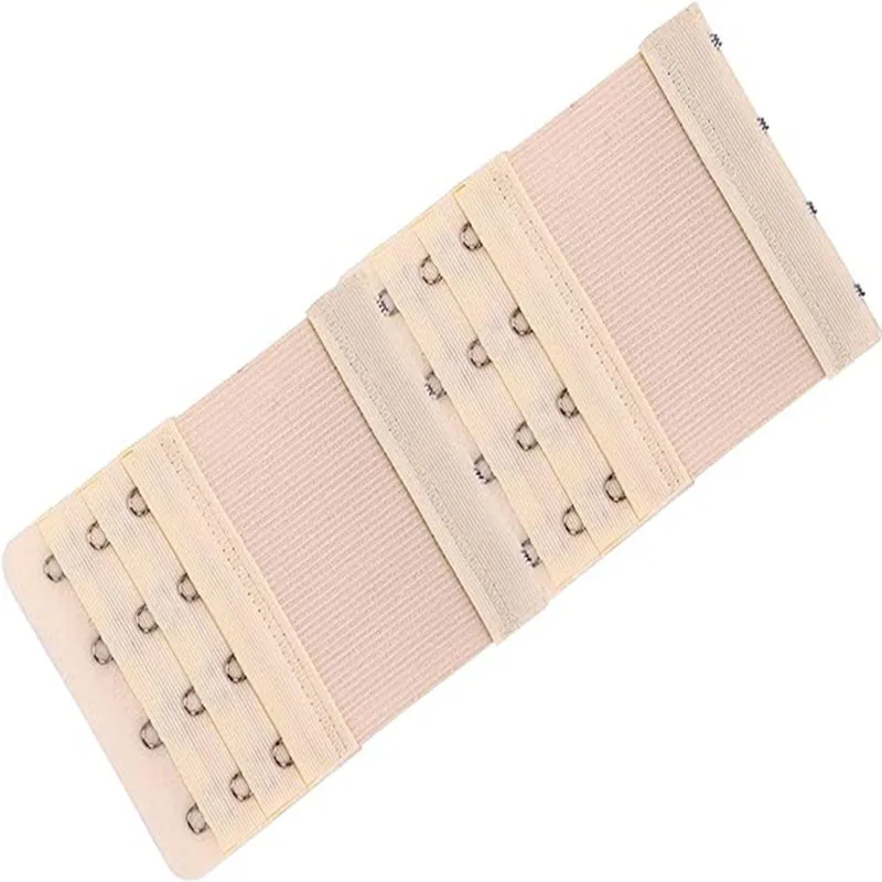 Bra Extender 3PCS Four Rows of Three Buttons Bra Extender for Women's Elastic Bra Extension Strap Hook Clip Expander Adjustable Buckle