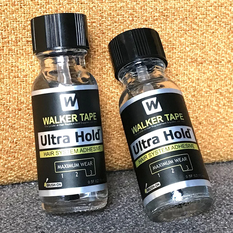 15mlUltraHoldGlueLaceWigSiliconeAdhesiveGlueBrushonHair