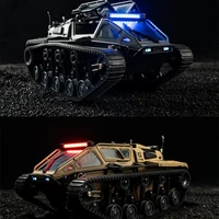 JJRC 2.4G Remote Control Tracked Tank with Lights Simulation Tank Model High Speed RC Off-road Vehicle Climbing Tank Car Boy Toy 2