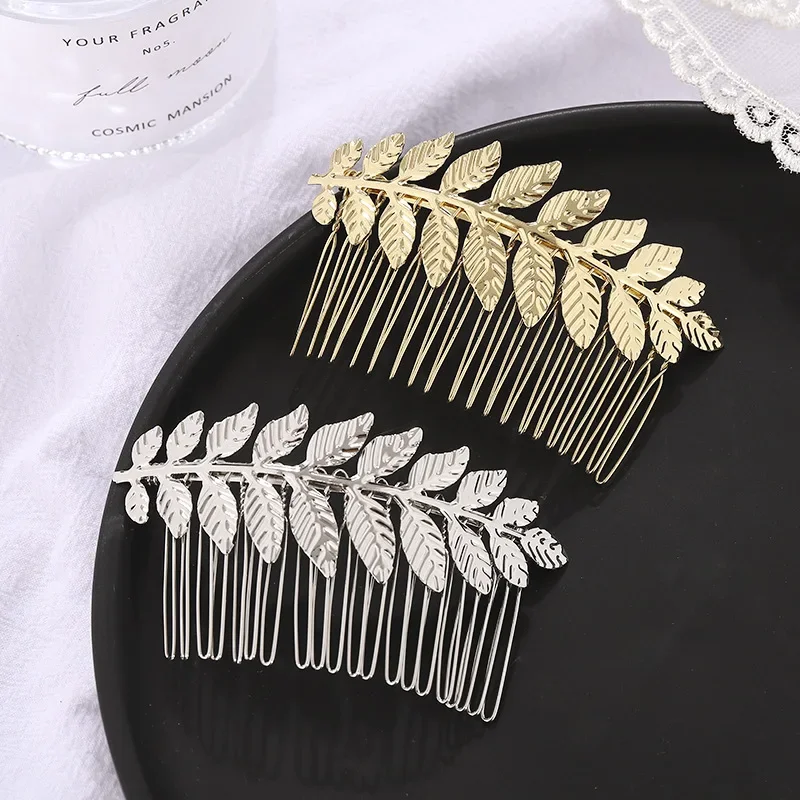 Capelli francesi pettine laterale Clip denti dritti ragazze forcine frangia pettine laterale velo da sposa pettine accessori per capelli copricapo - immagine 4