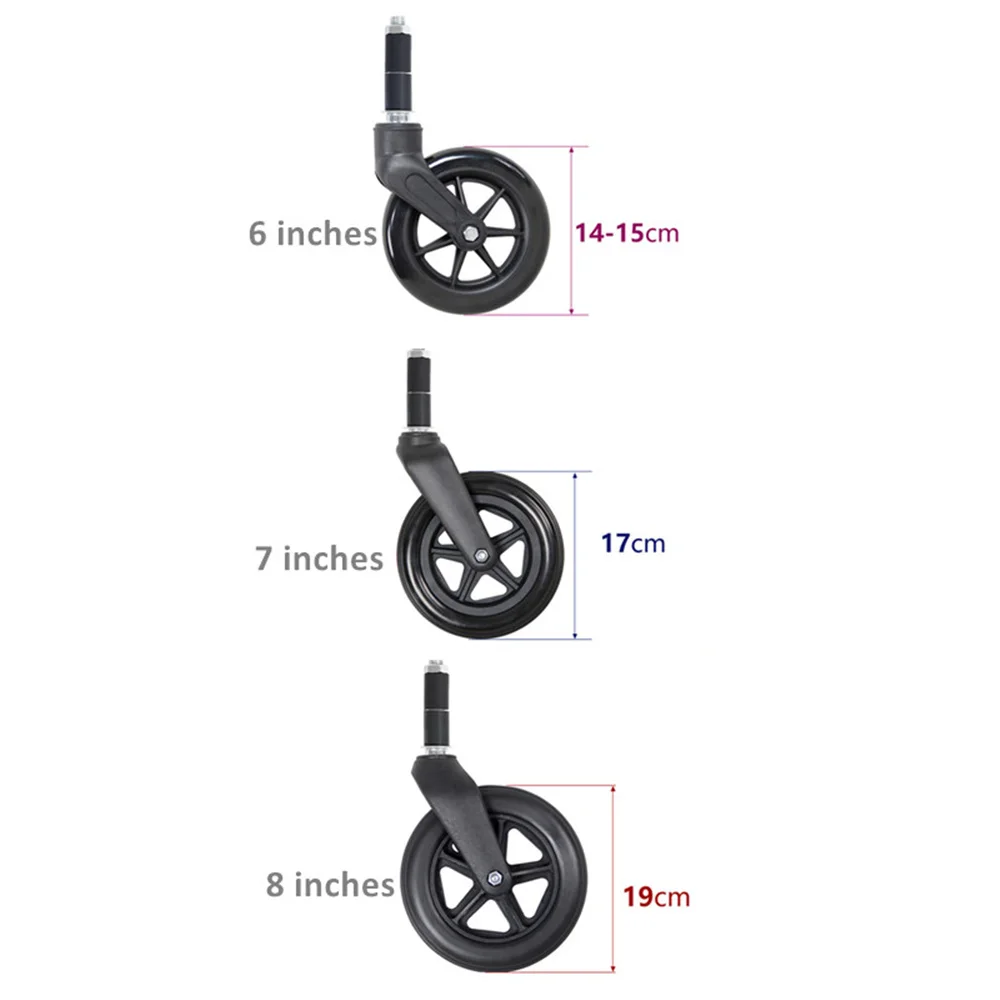 JayCreer 6/7/8 inch Solid Wheel With Fork