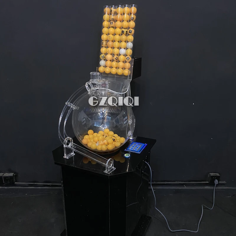 Black air blown lottery machine for lotto games P400