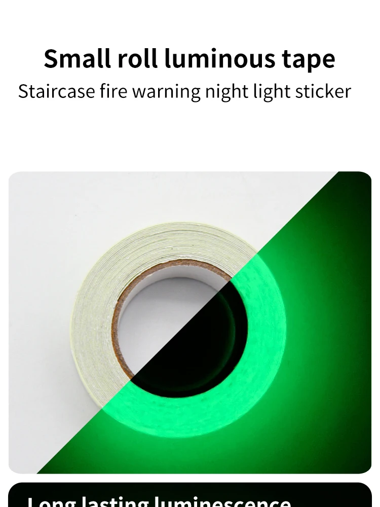 Description Picture 3 of itemLuminous Tape Green Safety Warning Floor Lights Stage Stairs Anti-slip Stickers Reflective Fluorescent Tape