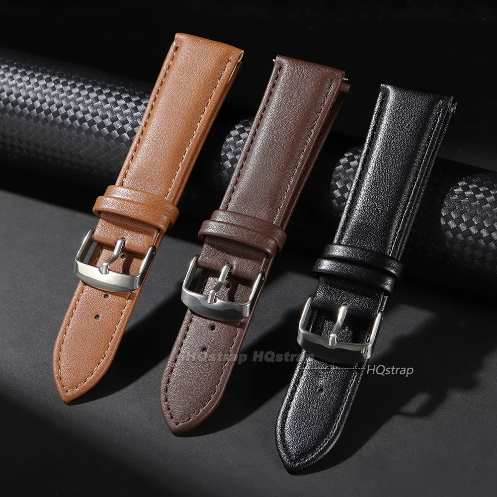 Ultra-Thin Soft PU Leather Retro Watch Strap Bracelet - Multiple Sizes