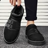 Men's Winter Semi-flip-flops Thickened Velvet Outdoor  Cotton Shoes 1