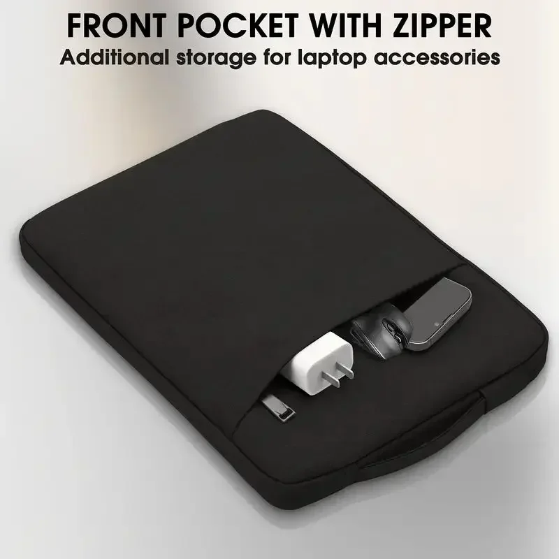 1pc Simple Plush Laptop Case With Anti Drop and Shockproof 13/14/15/15.6 Inch Laptop Liner and Tablet Protective Case 1PC