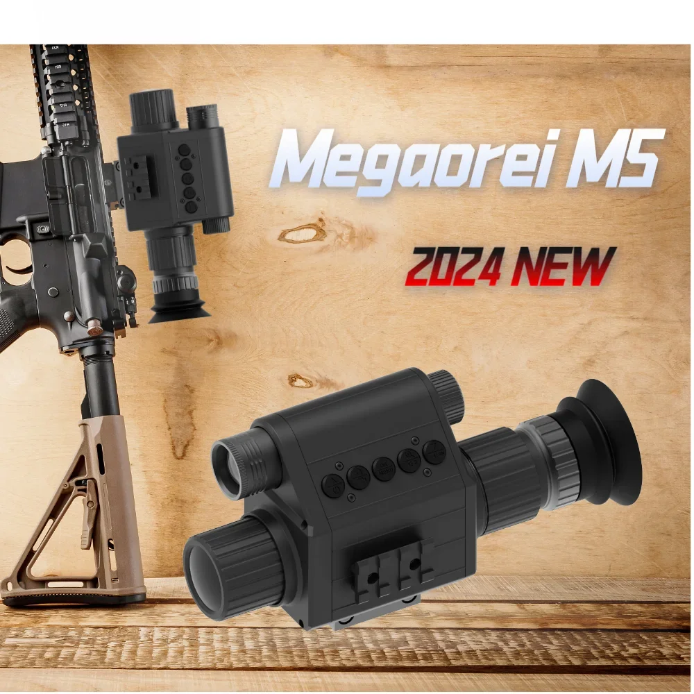 

Megaorei M5 Infrared Night Vision Riflescopes 1080P Digital Monocular 4-16X Zoom Built-in Optical Sight Scope Night