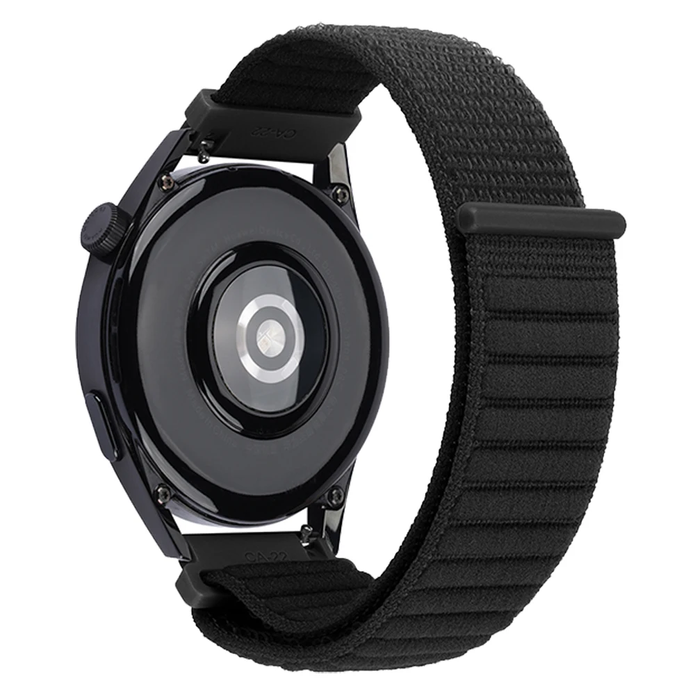 Breathable Nylon Loop Strap with Velcro Closure - 20mm/22mm