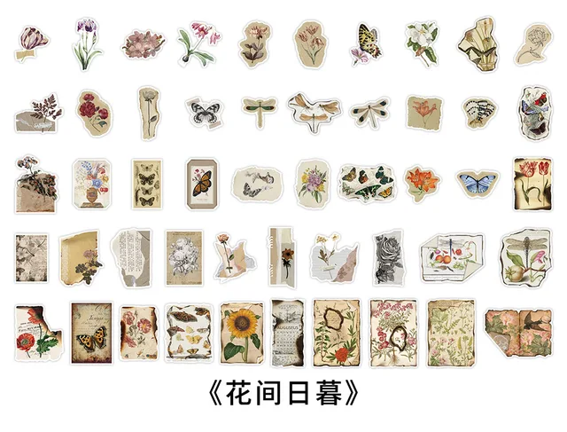 50pcs/1lot Kawaii Scrapbook Sticker Years of Memories Scrapbooking Supplies  diary Planner Decorative Craft Stationery Sticker - AliExpress