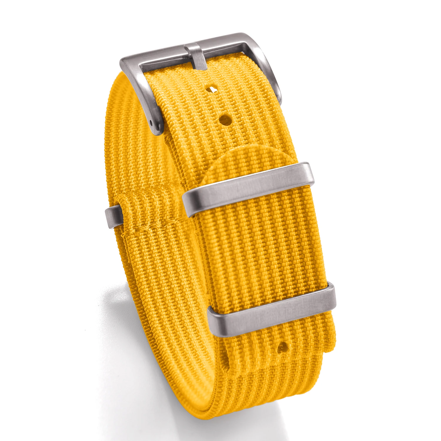 Ribbed Nylon Canvas Watch Strap - Universal Men's Sport Bracelet