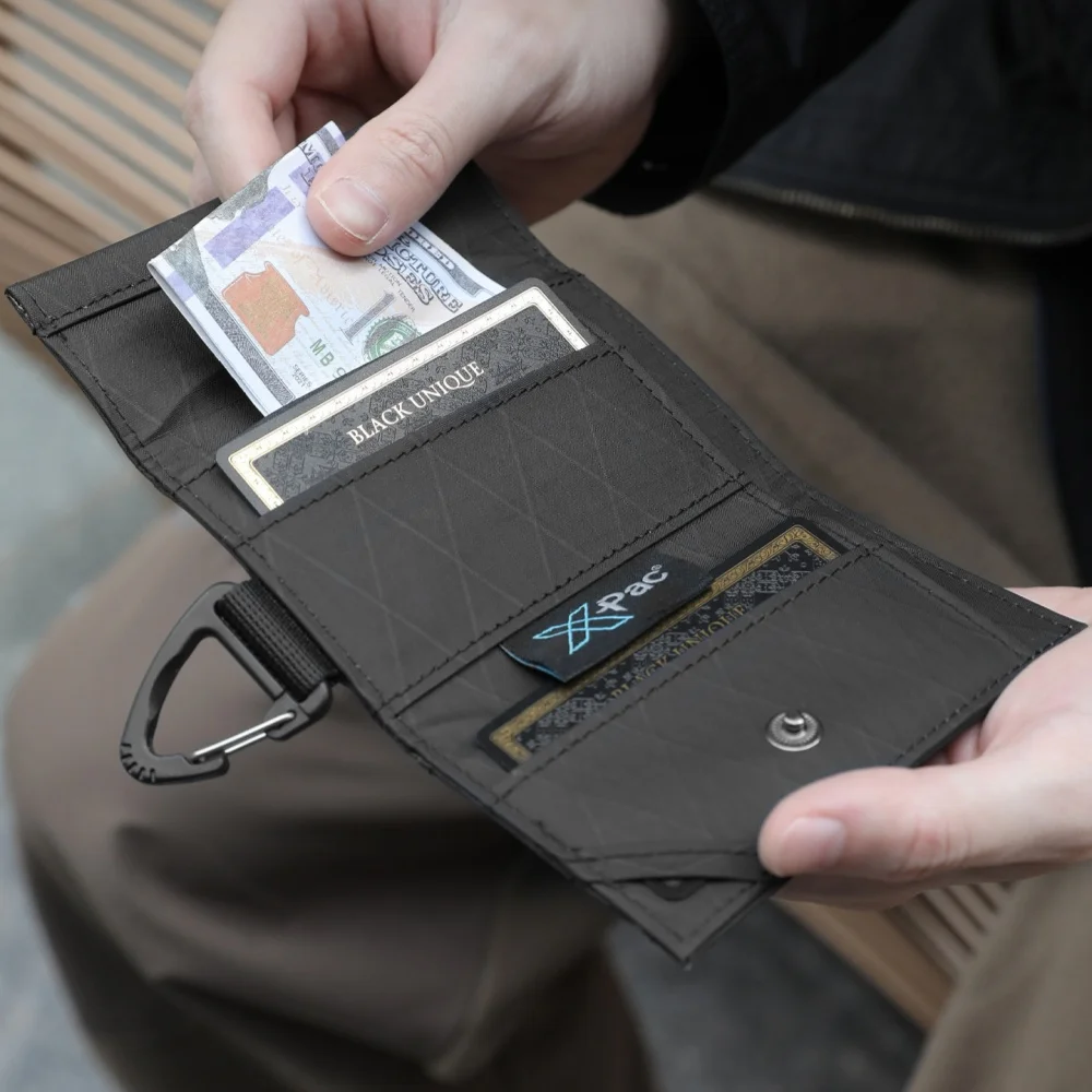 X-PAC EDC Multi-Taschen-Geldbörse, Kleine Schlüsselanhänger-Münztasche mit YKK-Reißverschluss, EDC Taschen-Organizer Mehrzwecktasche – Detail 6