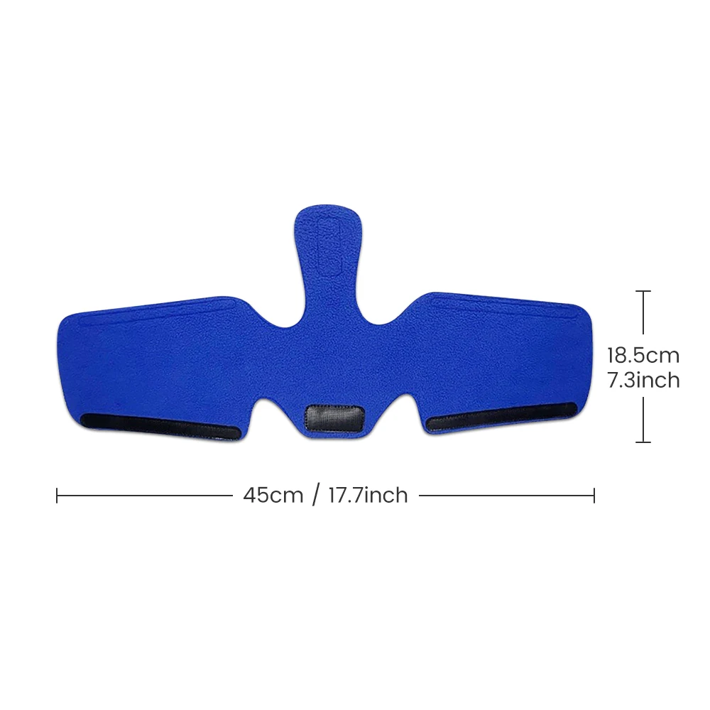 Description Picture 5 of itemCPAP Neck Pad Headgear Strap Cover Universal Reusable Face CPAP Strap Cushion Soft APAP Mask Strap Cover Fits for CPAP Headgears