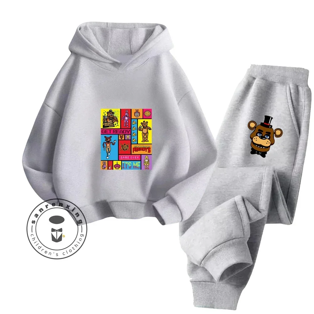 thumbnail image 1 of Conjuntos de manga larga cómodos y modernos de Five Nights at Freddy's con diseños adorables Ropa para niños sencilla pero elegante para otoño e invierno, 1 of 5