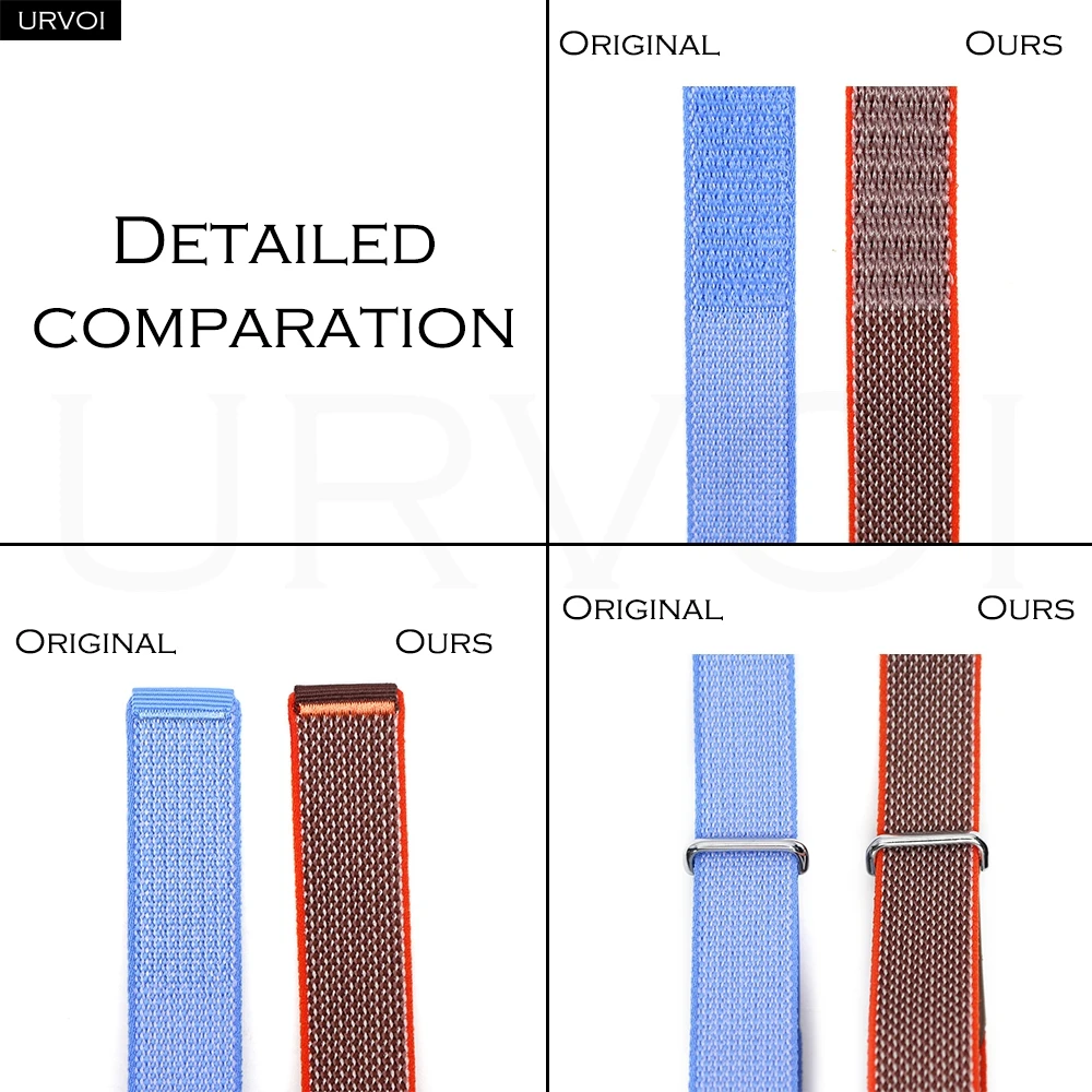 URVOI Performance Band - Breathable Recycled Polyester Elastane Yarn Loop Strap