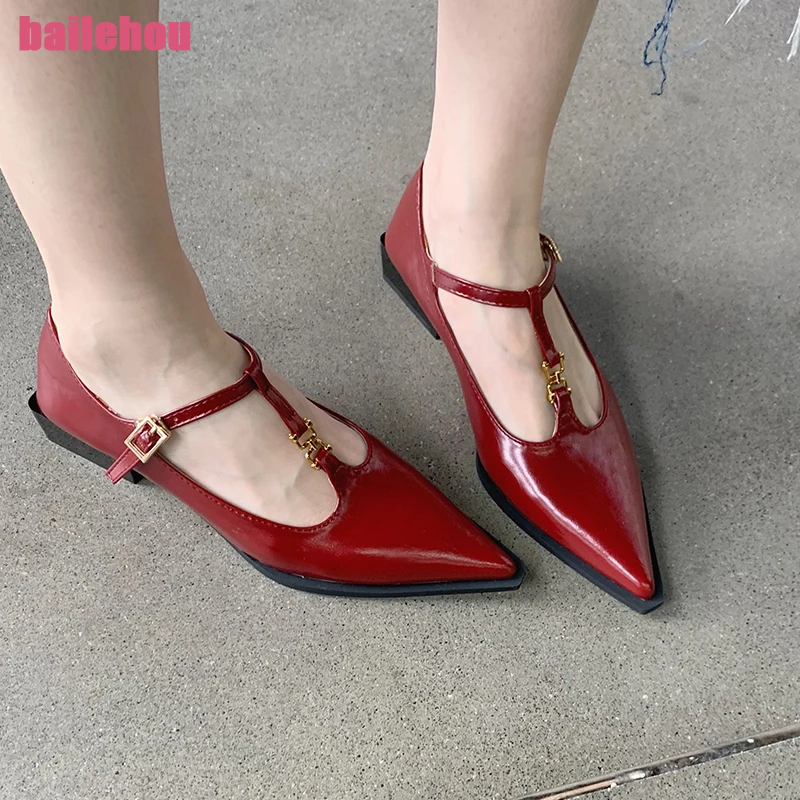 Ladies Flats Shoes Luxury Sandals 2023 Fashion String Bead Female
