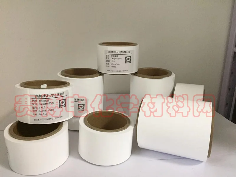 

Диафрагма Celg-ard2500/celg-ard2400 25u Толстая литиевая батарея Pp диафрагма батарея