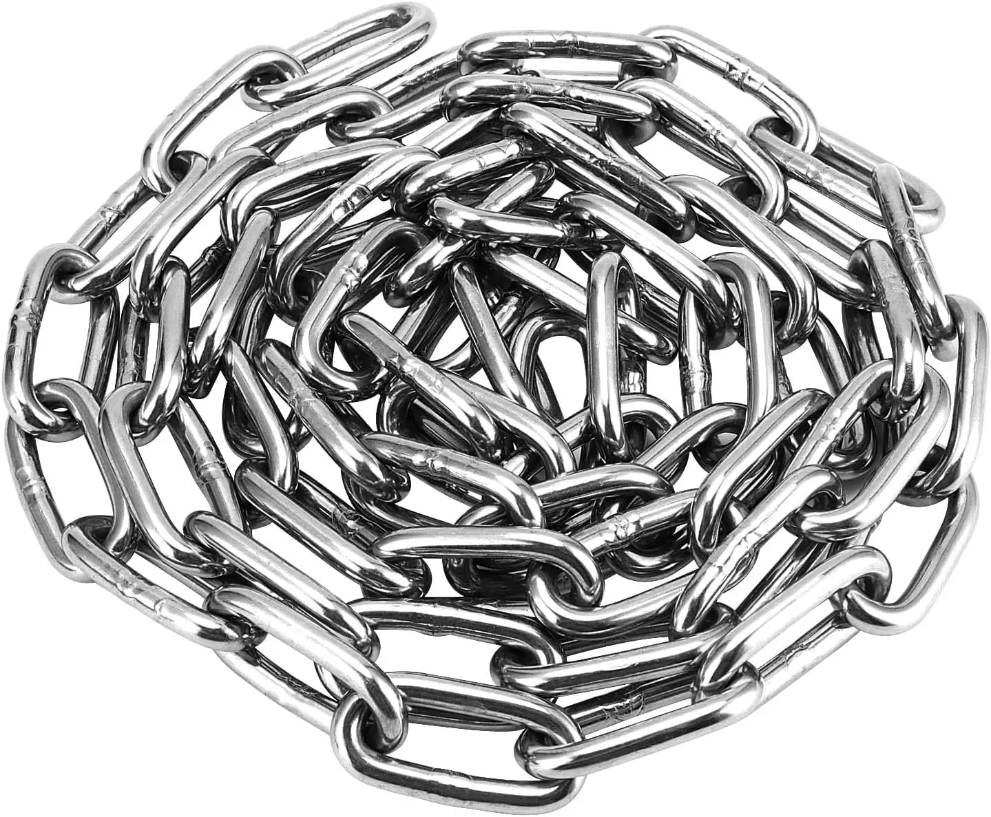1 Meter 3/4/5/6 mm robuste Metall-Gliederkette, Schleppketten, passend zum Aufhängen von Kleidung, Schaukel, Sandsack, Bindeseil, Metallketten – Detail 1