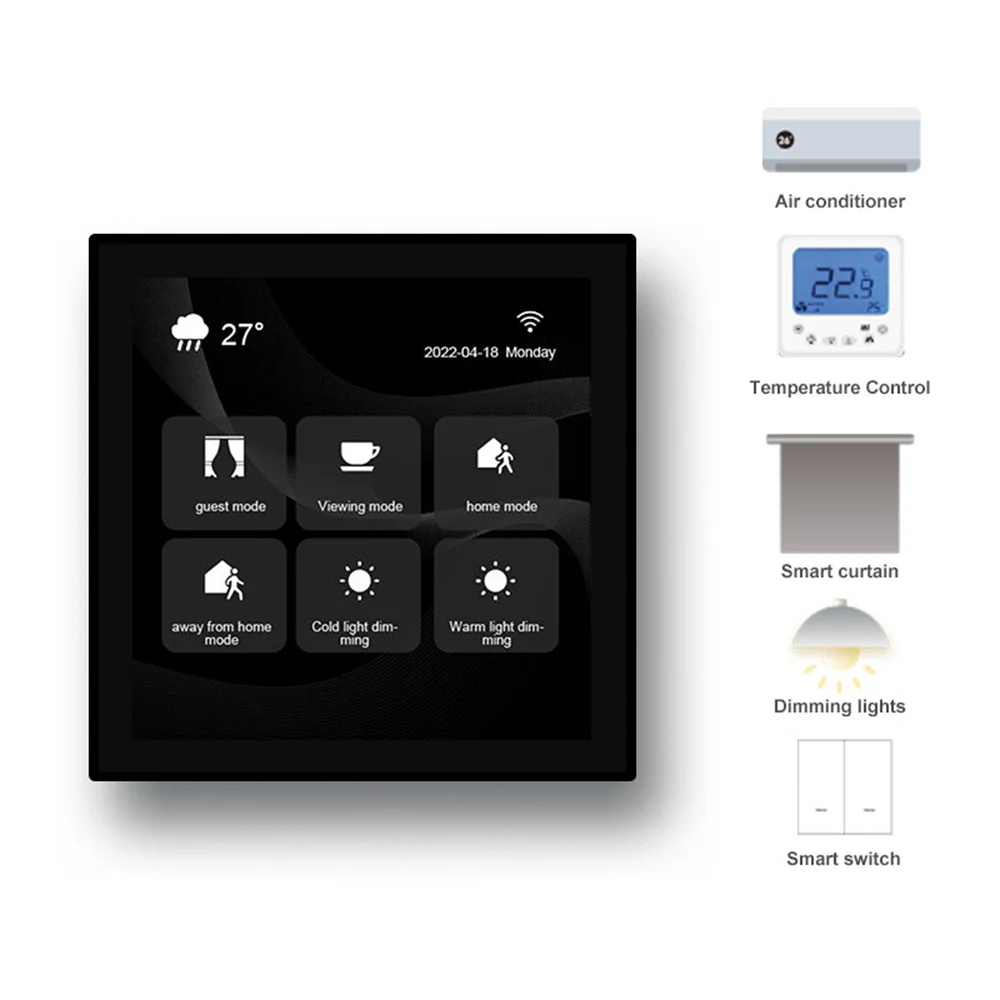 

Smart Screen Smart Panel Control Panel LCD Screen Scenes Switch Central Control Panel In-wall Intelligent Touch Screen