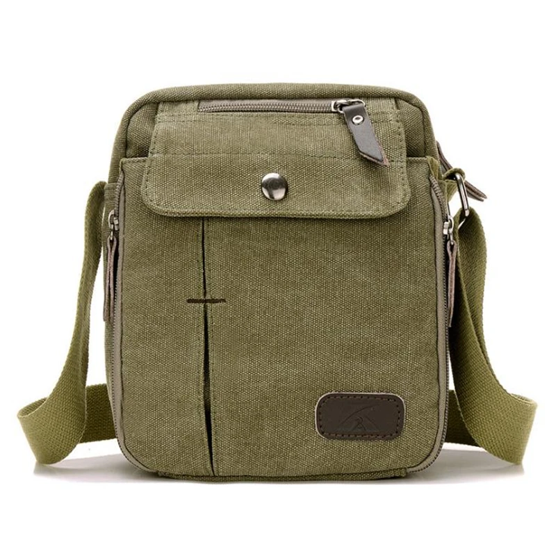 Fashion Messenger Bags for Men Women Mini Canvas Shoulder Bag Student Crossbody Shoulder Bag