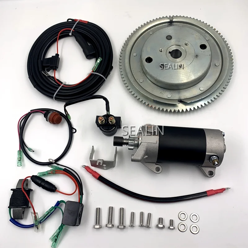 Electric Start Conversion Kit For Mercury Tohatsu 40hp 50hp Outboard