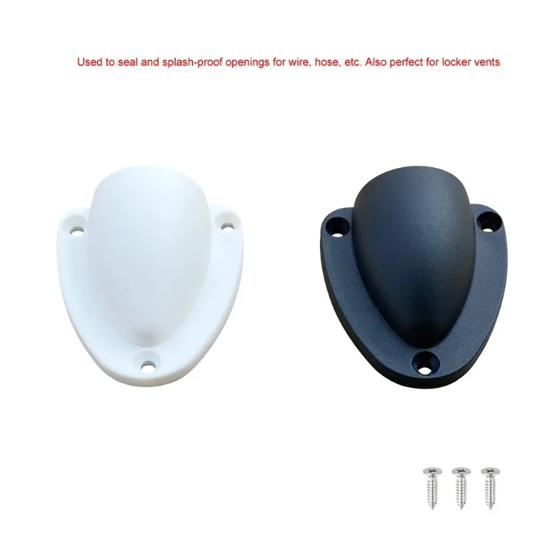 Boat Accessories Nylon Wire Cable Vent Cover Clam Shell Ventilator Through Vents for Boat Outlet Marine Hardware