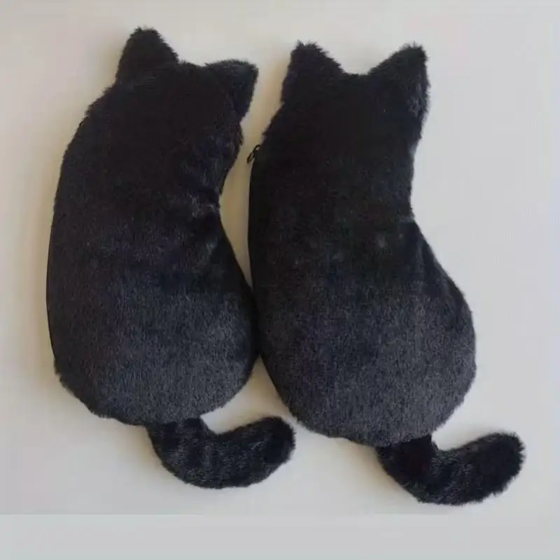 1개 귀여운 플러시 고양이 필통 ? 인형 가방, 4가지 색상, 크리스마스 및 선물, 문구 상자