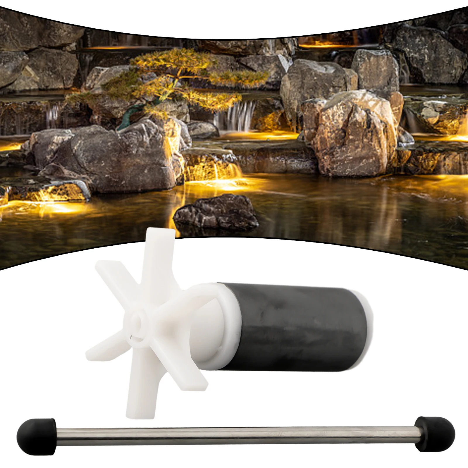 Lay Z Spa Water Pump Impeller/ Ceramic Rotor Free Seal Kit Optional Silent Fish Tank Submersible Pump Aquarium Pumps