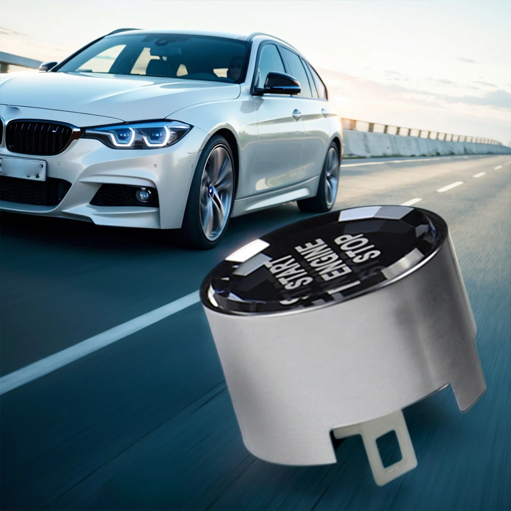 Car Engine Start Stop Button Switch Cover Cap Start Stop Engine Switch Button Cover for F10 F11 G30 G31 F12 F13 F01 F02