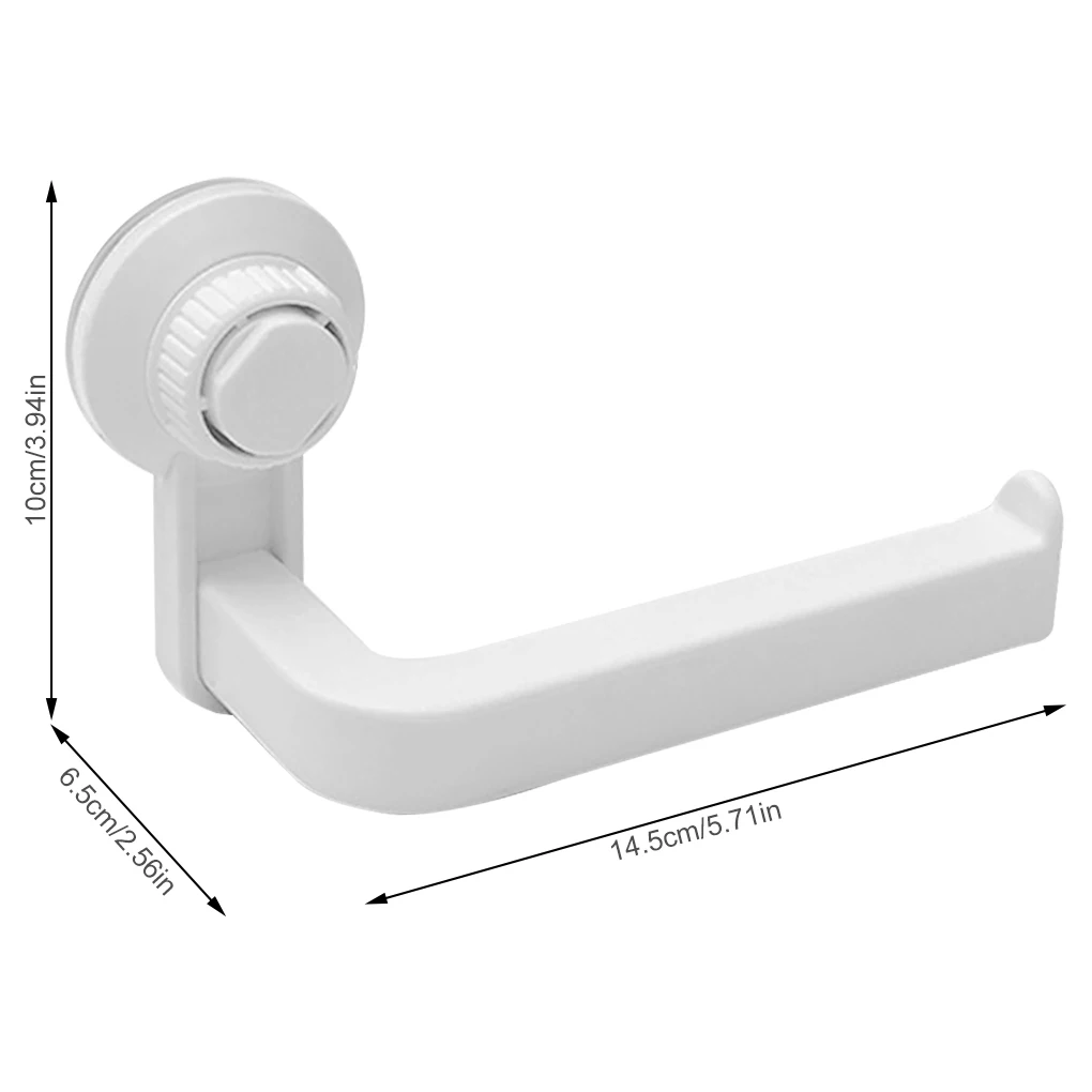

Tissue Holder Suction Cup Bathroom Roll Paper Rack Toilet Kitchen Wall Mount Paper Towel Shelf