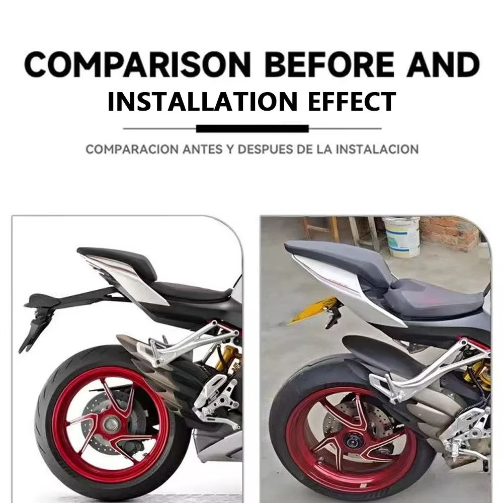 QJMOTOR SRK 921 SRK 800 GSR800 용 오토바이 액세서리 번호판 홀더 오토바이 짧은 테일 번호판 브래킷