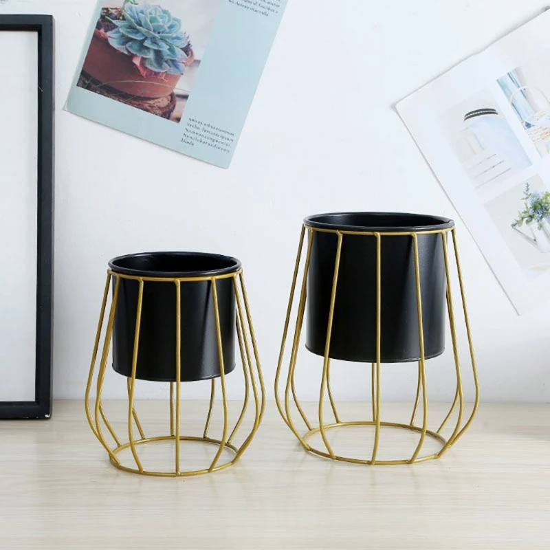 

Nordic Simple Iron Frame Vase Bottle Decoration Drop shipping