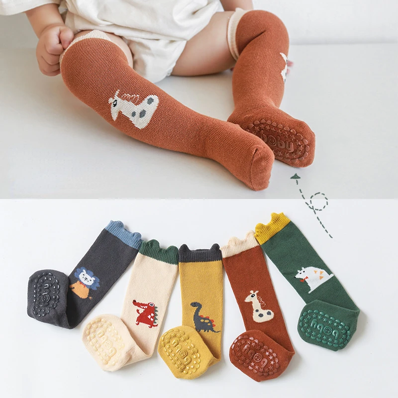 

New autumn and winter baby cotton socks cartoon three-dimensional animal ears baby stockings non-slip warm toddler floor socks
