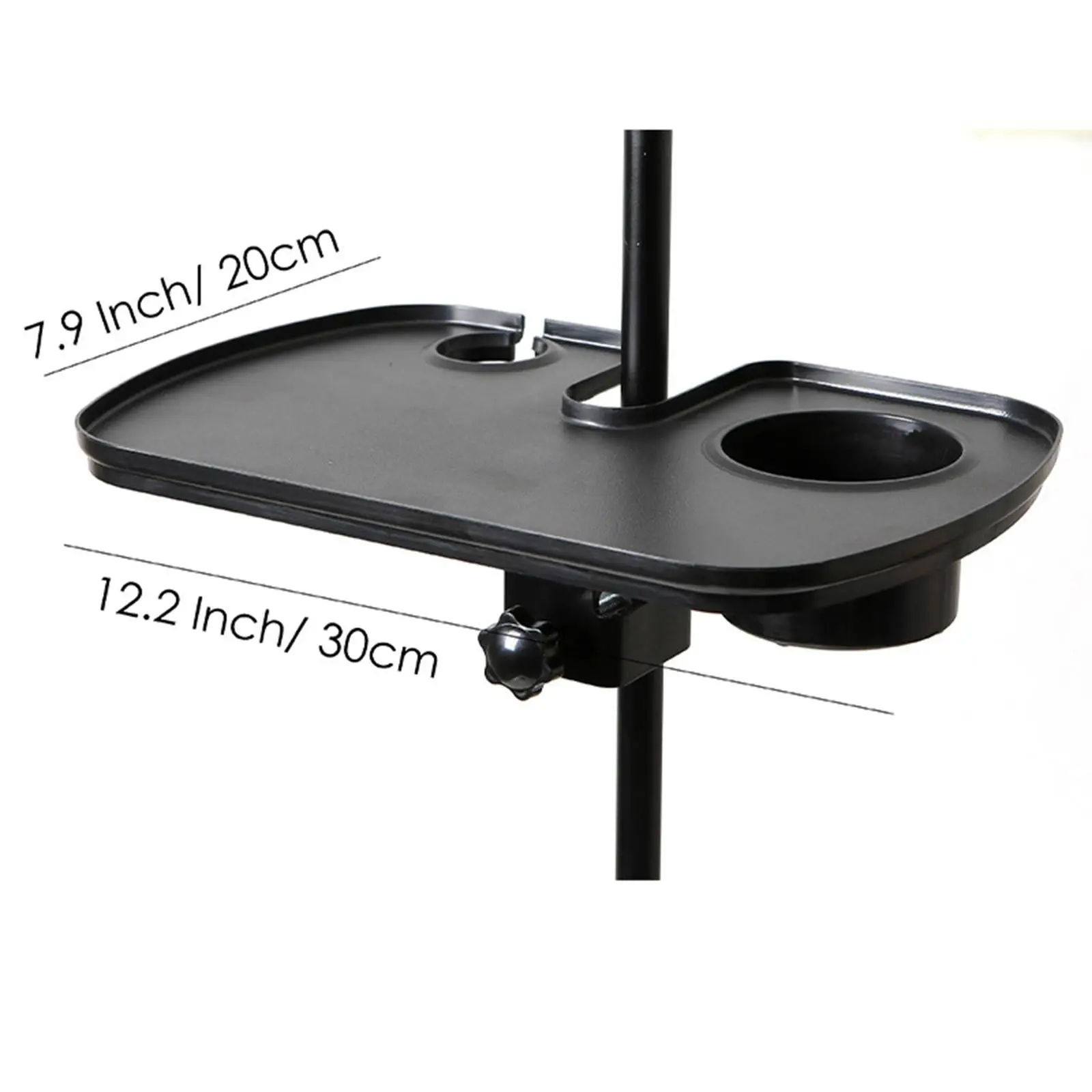 Microphone Stand Microphone Stand Tray Sound Card Tray Adjustable Cup Holder Utility Storage Shelf Bracket For Music Sheet Guitar Accessory Tuner