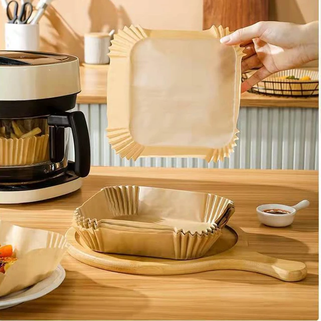 Air Fryer Disposable Baking Paper Liner Form Tray Kitchen Grill Parchment  Paper Air Fryer Accessories For