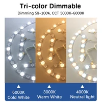 Led Module For Ceiling Lights Dimming 220V Replacement  Led Light Panel 72W 96W Energy Saving Module Lamp For Ceiling Fan Lamps 2