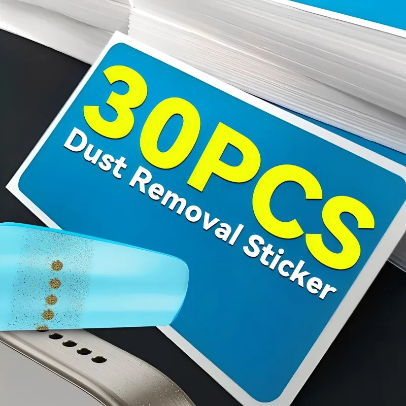 1-30PCS Phone Speaker Dust Remover Sticker Dust Absorber Universal Cell Phone Laptop Screen Cleaning Sticker Camera Lens Cleaner