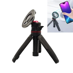 Portable Desktop Tripod Mount for Action Camera Accessories (With Magnetic Ring)