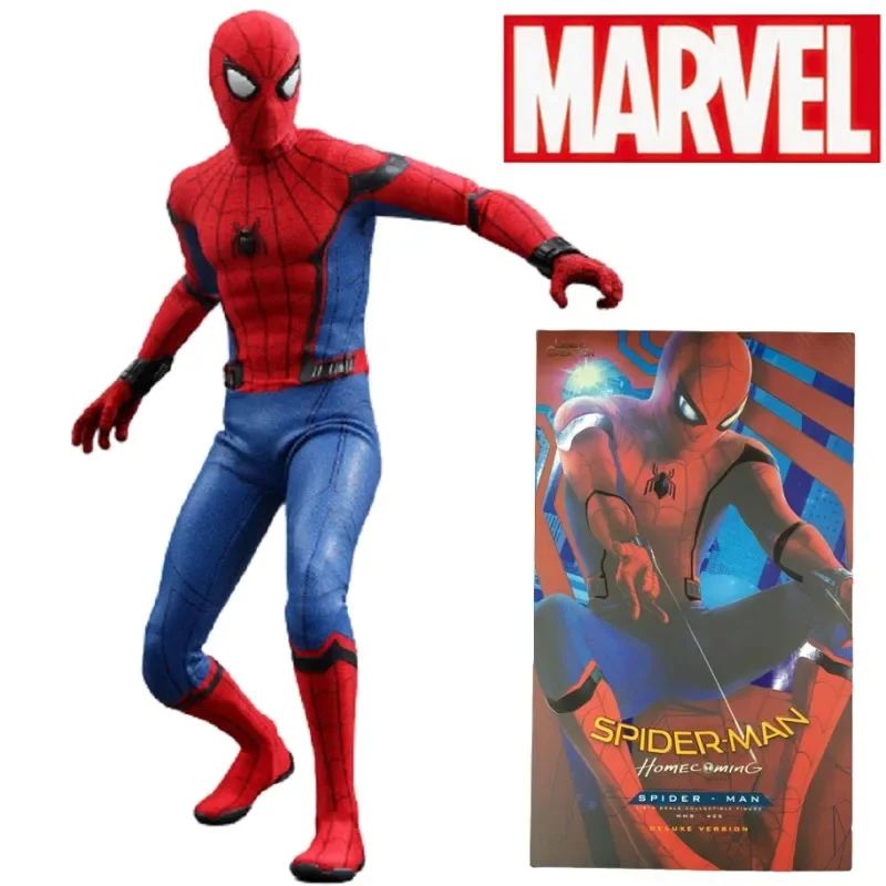 thumbnail image 1 of Figura de acción de Spiderman de Marvel Toy 1:6, 30 cm, tamaño grande, estatua movible de Spider Man, juguetes de colección, regalos para amigos, festivales, 1 of 5