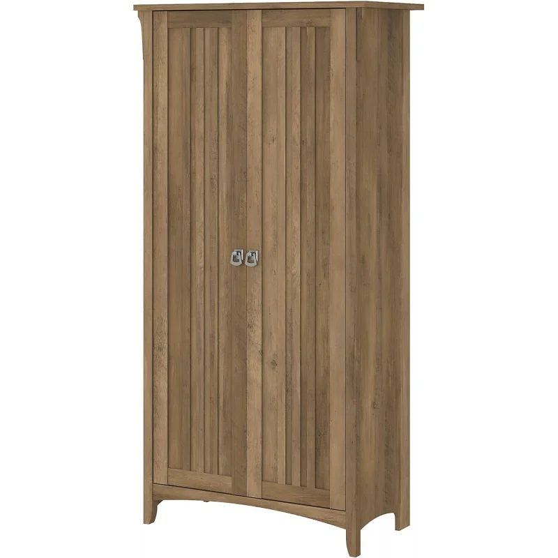 

Bush Furniture Salinas Bathroom Storage Cabinet with Doors, Reclaimed Pine