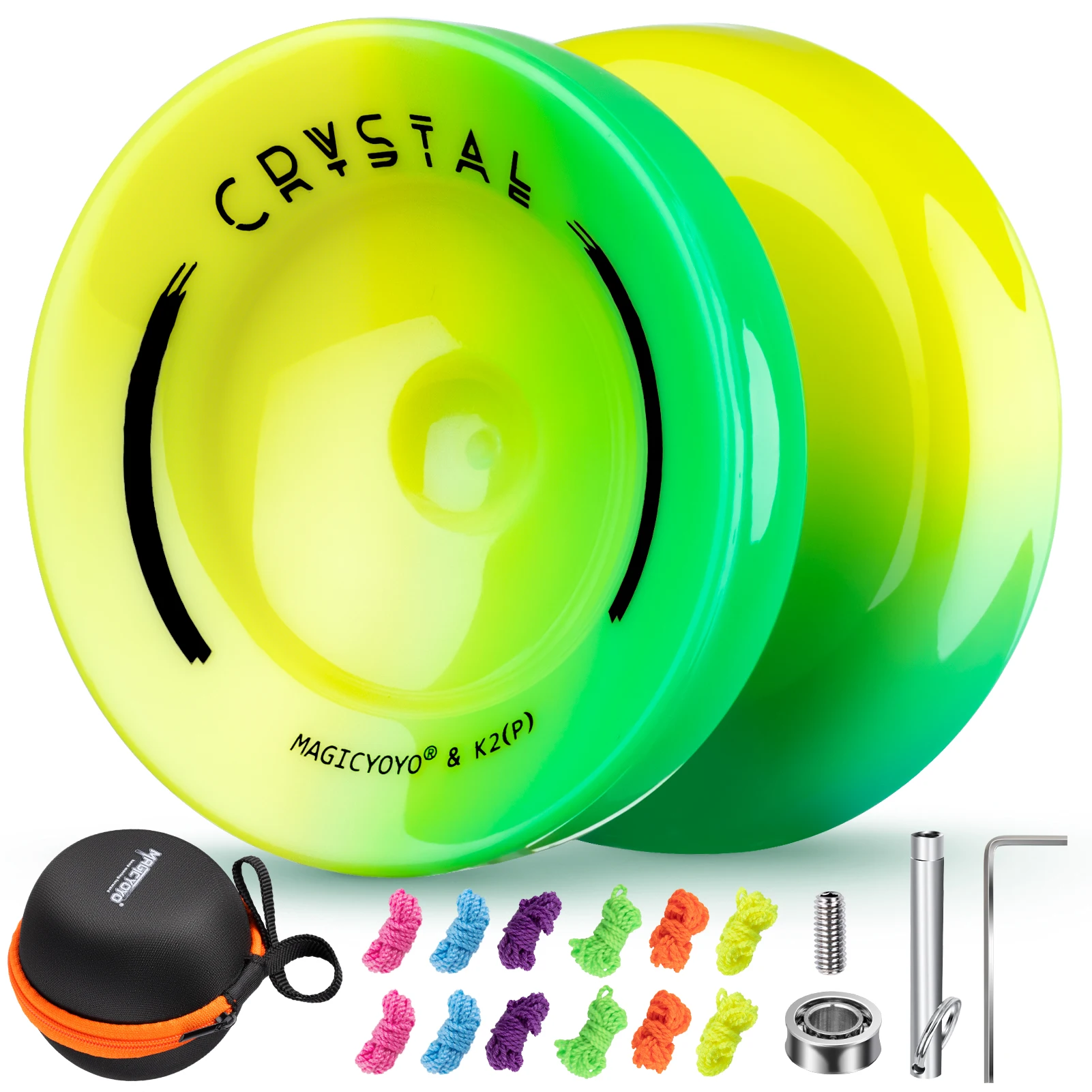 MAGICYOYO Crystal Yoyo K2, Professional Responsive Yoyo for Kids Beginners, Dual Purpose Yo-Yo for Advanced + Unresponsive Yo Yo images - 6