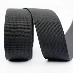Versatile Nylon Webbing Tape for DIY & Sewing Projects (5M) (Black)