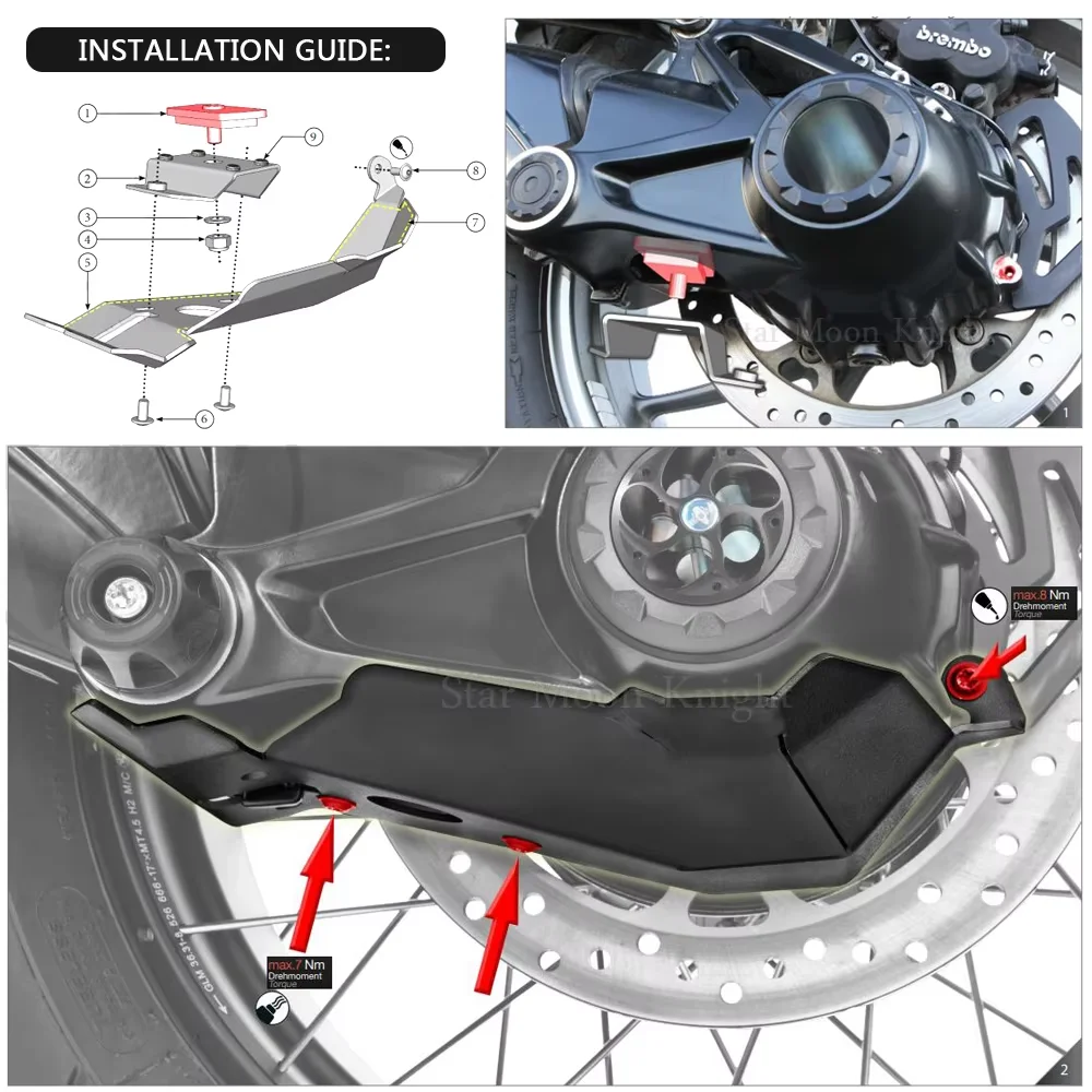 Cardan Protection For BMW R1250GS GSA R 1250 GS Adventure R1200GS LC Adv  R1250RS R1250RT Rear Wheel Rear Axle Protector - AliExpress