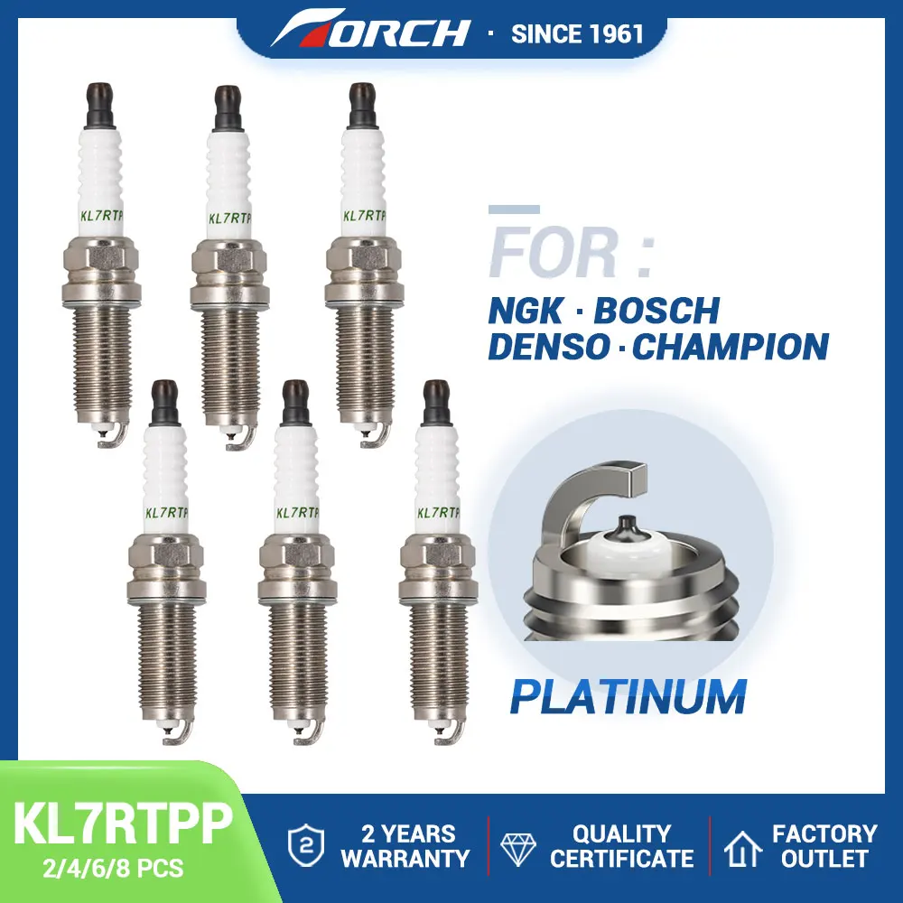 

2-8PCS Double Platinum Candles Replace for MW251982 1026080GH500 JT15T3605111 370702013 K01165022 Spark Plug Torch KL7RTPP
