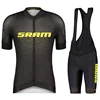 Men's Bike Clothing SRAM Man Cycling Pants Gel Clothes Cycle Jersey Spring Summer Uniforms Tricuta Mtb Bicycle Mens Jacket Set 5