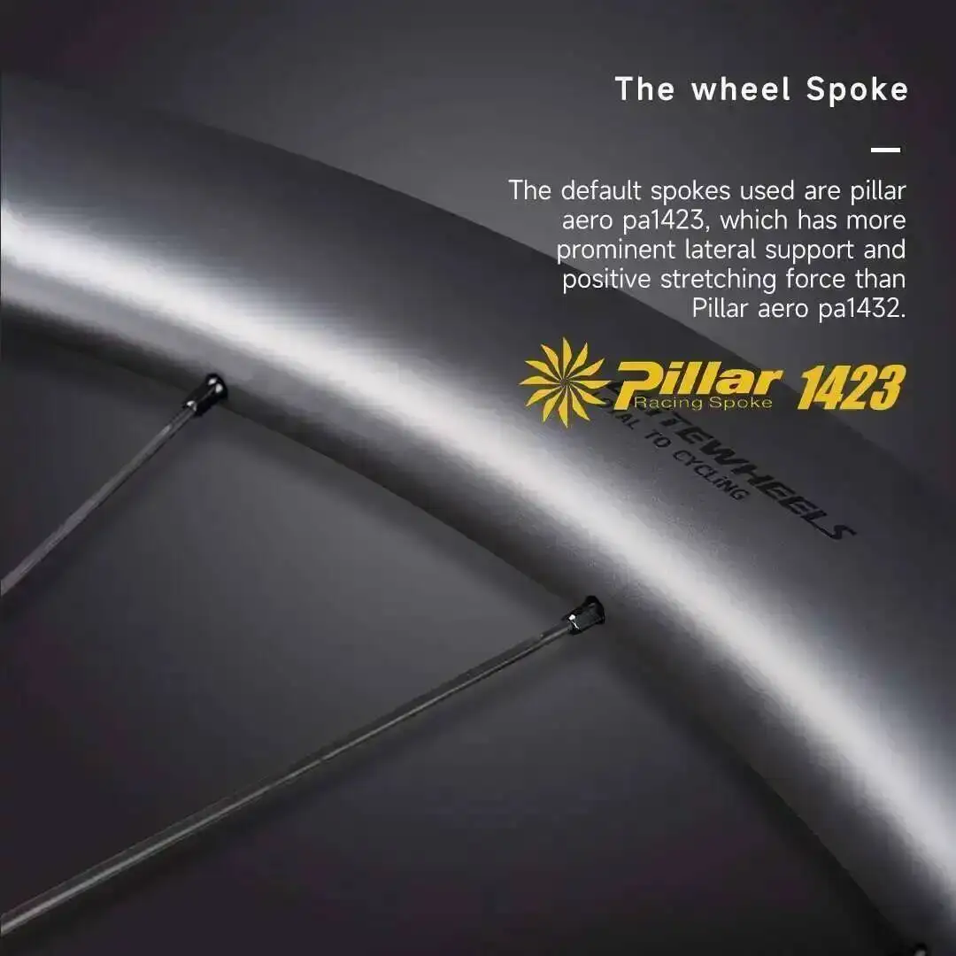 ELITEWHEELS 650B Gravel Wheelset Road Disc Carbon Wheels 40x32mm Tubeless Ready Ceramic Bearing / Ratchet System