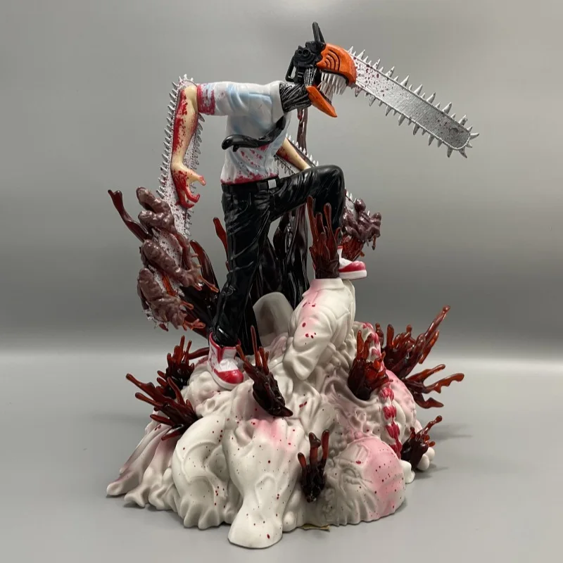 Anime Chainsaw Man Denji Action Figure Statue - Desktop Ornament Collection Toy Gift Model