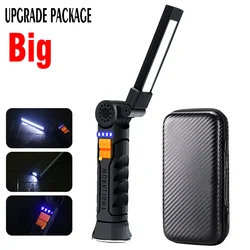 Rechargeable Waterproof LED Work Light with Magnet & Hook for Outdoor and Emergency Use (L - Upgrade Package)