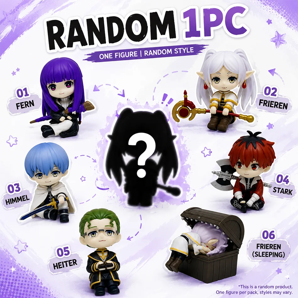 Hot Anime Frieren Beyond Journey's End Sitting Figures - Collectible Cute Desk Decor Gift