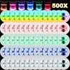 1-300PCS LED Coaster Lights Colorful Glowing Wine Bottle Stickers Bar Wedding Party Lighting Glowing Wine Bottle Stickers 1